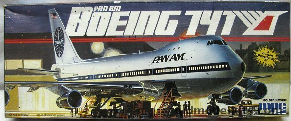 MPC 1/144 Boeing 747 Jumbo Jet Pan Am, 1-4751 plastic model kit